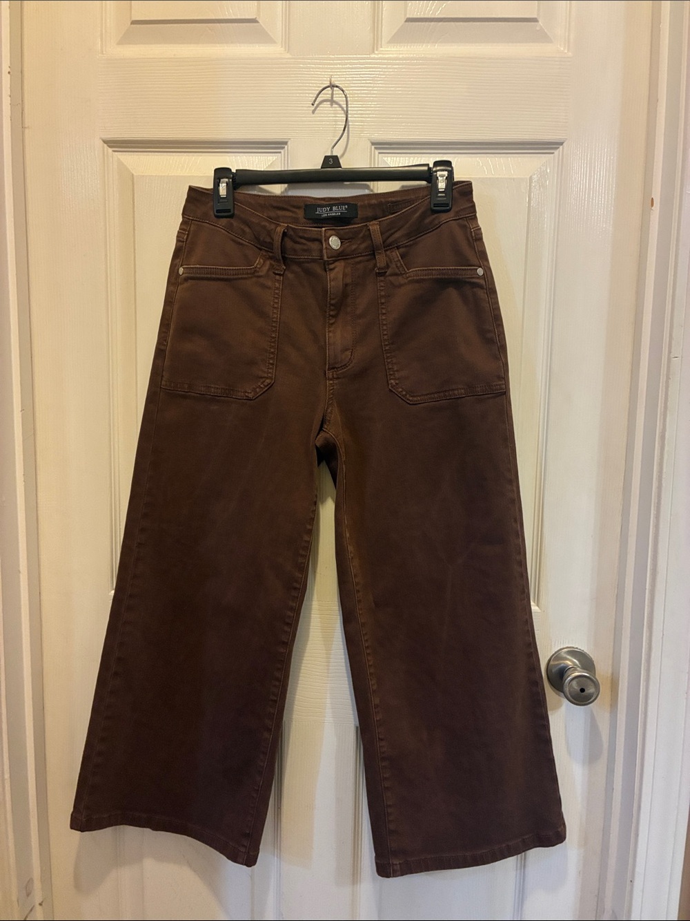 Judy Blue Wide Leg Crop Jeans size 5 size 27